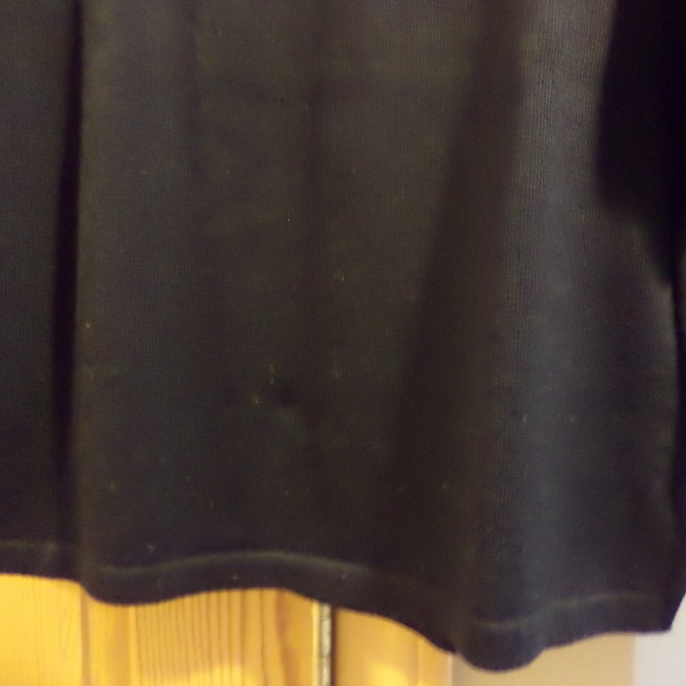SHANGHAI TANG - Mandarin Neckline -Black ~100% Wool ~  Size: Large (Slim fit) - Picture 2 of 7